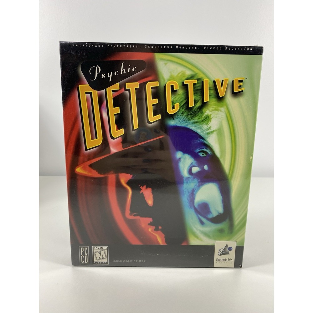 Psychic Detective PC DOS CD Big Box Electronic Arts ~ Sealed